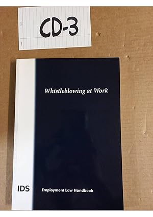 Bild des Verkufers fr Whistleblowing at Work Employment Law Handbook zum Verkauf von UK LAW BOOK SELLERS LTD