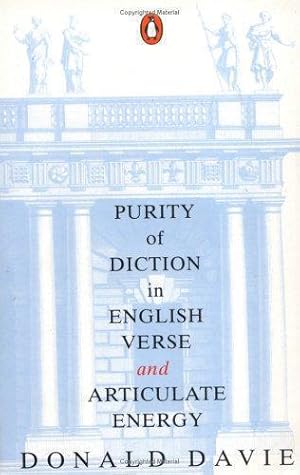 Bild des Verkufers fr Purity of Diction in English Verse: With New Epilogue (Lives & letters) zum Verkauf von WeBuyBooks