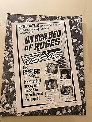Bild des Verkufers fr On Her Bed of Roses Pressbook 1966 Ronald Warren, Sandra Lynn, Barbara Hines zum Verkauf von AcornBooksNH