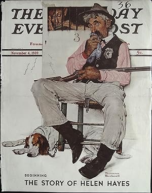 The Saturday Evening November 4, 1939 Norman Rockwell FRONT COVER ONLY