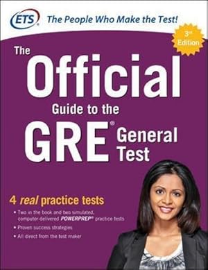 Bild des Verkufers fr The Official Guide to the GRE General Test, Third Edition (TEST PREP) zum Verkauf von WeBuyBooks