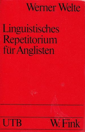 Seller image for Linguistisches Repetitorium fr Anglisten. for sale by Die Buchgeister
