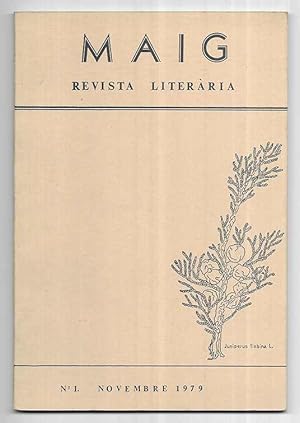 Maig Revista Literària nº 1 Novembre 1979