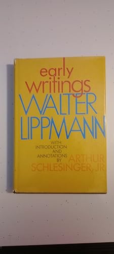 Walter Lippmann, early writings