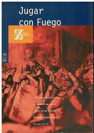 Imagen del vendedor de JUGAR CON FUEGO. Zarzuela en tres actos. Edicin crtica de Mara Encina Cortizo. a la venta por angeles sancha libros