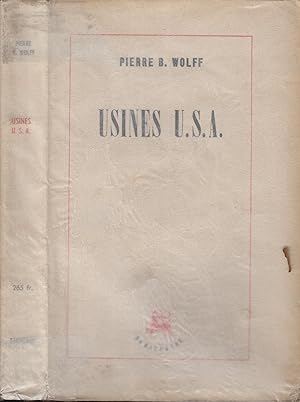 Seller image for Usines U.S.A for sale by PRISCA