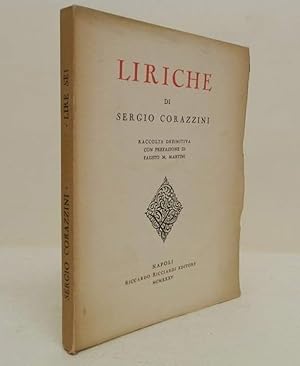 Imagen del vendedor de LIRICHE. Raccolta definitiva a la venta por LIBRERIA ALDROVANDI