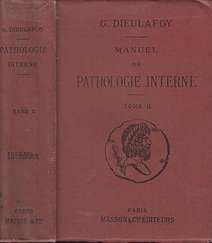 Bild des Verkufers fr Manuel de pathologie interne. Tome deuxime, Maladie de l'appareil digestif, du pritoine du foie et du pancras zum Verkauf von PRISCA