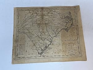 MAP OF NORTH AND SOUTH CAROLINA From Morse's American Universal Geography.