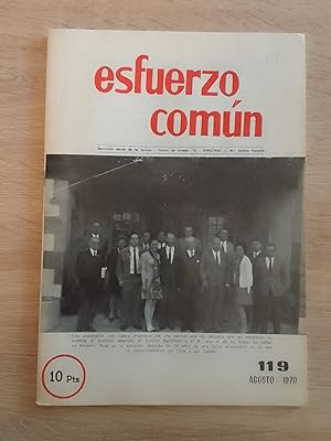 Revista Esfuerzo común nº 119 (Agosto, 1970)