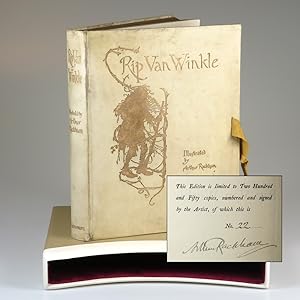Image du vendeur pour Rip Van Winkle Copy No. 22 of the limited, hand-numbered, finely-bound deluxe edition, signed by Arthur Rackham mis en vente par Churchill Book Collector ABAA/ILAB/IOBA