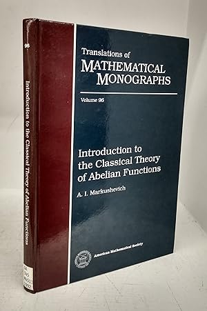 Bild des Verkufers fr Introduction to the Classical Theory of Abelian Functions zum Verkauf von Attic Books (ABAC, ILAB)