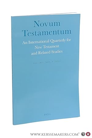 Immagine del venditore per Novum Testamentum. An International Quarterly for New Testament and Related Studies. Volume 63 (2021): Issue 2. venduto da Emile Kerssemakers ILAB