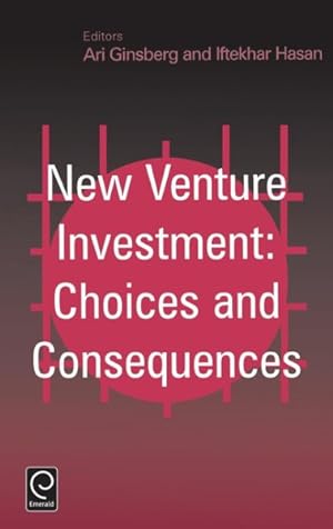 Immagine del venditore per New Venture Investment : Choices and Consequences venduto da GreatBookPricesUK