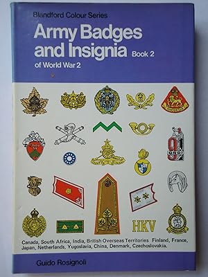 Immagine del venditore per ARMY BADGES AND INSIGNIA OF WORLD WAR 2. Book Two venduto da GfB, the Colchester Bookshop