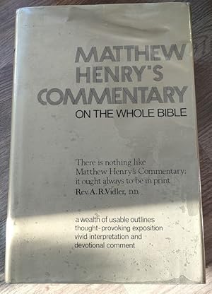 Imagen del vendedor de Matthew Henry's Commentary on the Whole Bible (Broad Oak Edition) a la venta por Peter & Rachel Reynolds