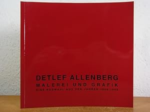 Bild des Verkufers fr Detlef Allenberg. Malerei und Grafik. Eine Auswahl aus den Jahren 1958 - 1998. Ausstellung in der Landdrostei, Pinneberg, 26. April - 24. Mai 1988 [mit Preisliste] zum Verkauf von Antiquariat Weber