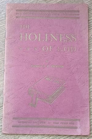 Seller image for The Holiness of God: The Campbell Morgan Bible Lectureship 7th Lecture: 22 June 1955 for sale by Peter & Rachel Reynolds