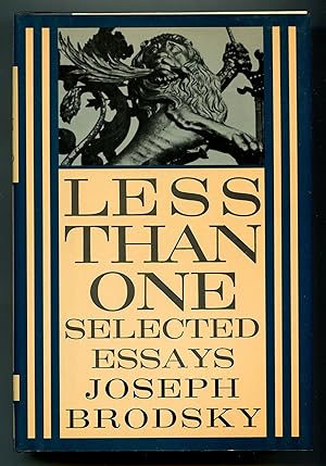 Imagen del vendedor de Less Than One: Selected Essays a la venta por Between the Covers-Rare Books, Inc. ABAA