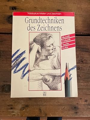 Grundtechniken des Zeichnens, Hobbykurs Malen und Zeichnen, Bleistift, Farbstift Tusche Kohle