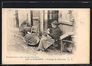 Carte postale Lot-et-Garonne, Ciselage du Chasselas