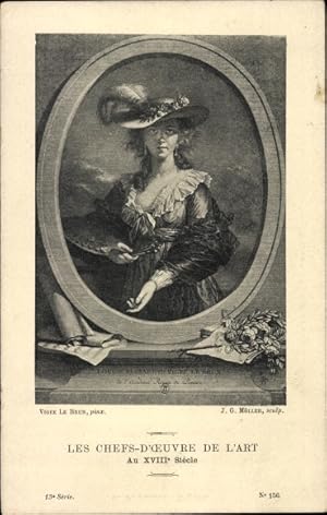Künstler Ansichtskarte / Postkarte Vigee Le Brun, Die Meisterwerke der Kunst im 18. Jahrhundert, ...