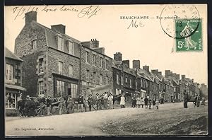 Carte postale Beauchamps, Rue principale