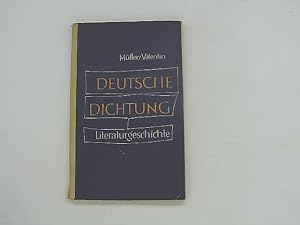 Bild des Verkufers fr Deutsche Dichtung: Kleine Geschichte unserer Literatur; zum Verkauf von Das Buchregal GmbH