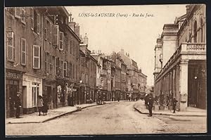 Carte postale Lons-Le-Saunier, Rue du Jura