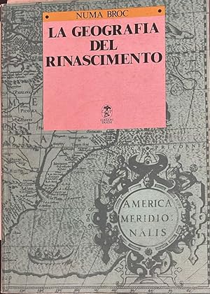 Seller image for La geografia del Rinascimento for sale by librisaggi