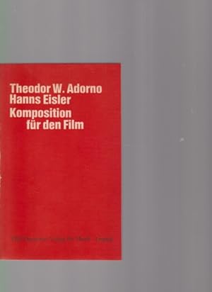 Seller image for Komposition fr den Film. Th. W. Adorno / Hanns Eisler. Textkritische Ausgabe von Eberhardt Klemm. for sale by Fundus-Online GbR Borkert Schwarz Zerfa