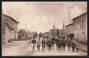 Carte postale Les Minières, Avenue de Paris