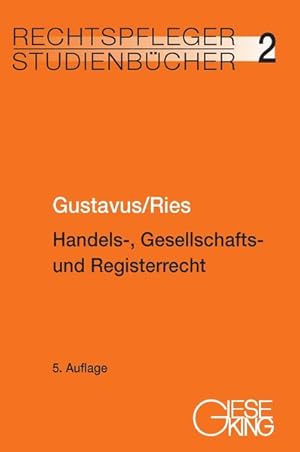 Image du vendeur pour Handels-, Gesellschafts- und Registerrecht (Rechtspfleger-Studienbcher) mis en vente par Studibuch