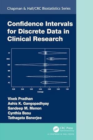 Seller image for Confidence Intervals for Discrete Data in Clinical Research (Chapman & Hall/CRC Biostatistics Series) by Pradhan, Vivek, Gangopadhyay, Ashis, Menon, Sandeep M., Basu, Cynthia, Banerjee, Tathagata [Paperback ] for sale by booksXpress