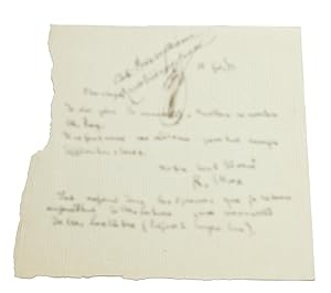 Image du vendeur pour Autograph letter signed. mis en vente par Antiquariat INLIBRIS Gilhofer Nfg. GmbH