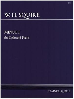 Bild des Verkufers fr Minuet op.19,3for cello and piano zum Verkauf von Smartbuy