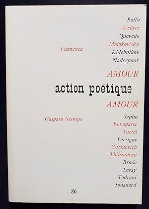 Bild des Verkufers fr Action potique n86, dcembre 1981 - Amour zum Verkauf von Le Livre  Venir