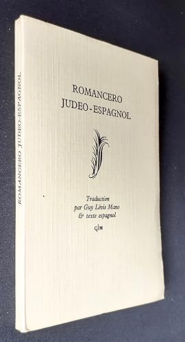 Imagen del vendedor de Romancero judeo-espagnol. a la venta por Le Livre  Venir