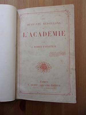 Les quarante médaillons de l'Académie.