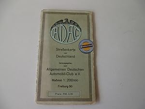 ADAC Vorkrieg Sraßenkarte von Deutschland Freiburg 50 Maßstab 1:200 000