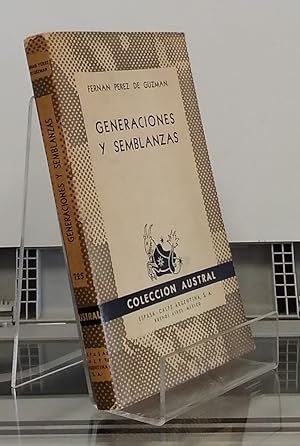 Image du vendeur pour Generaciones y semblanzas (primera edicin popular) mis en vente par Librera Dilogo
