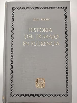 Seller image for Historia del trabajo en Florencia for sale by Libros nicos