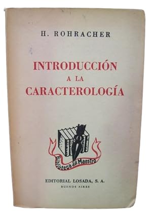 Introducción A La Caracterología