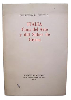 Italia Cuna Del Arte Y Del Saber De Grecia (Firmado)