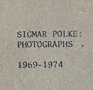 Seller image for Sigmar Polke: Photographs 1969-1974 for sale by DIAMOND HOLLOW BOOKS / MILES BELLAMY