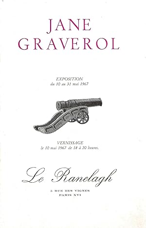 Imagen del vendedor de Jane Graverol. a la venta por Librairie Les Autodidactes - Aichelbaum