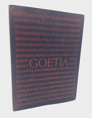 Immagine del venditore per The Book of the Goetia of Solomon the King; Translated into English Tongue by a Dead Hand and Adorned with Divers Other Matters Germane Delightful to the Wise. venduto da Occulte Buchhandlung "Inveha"