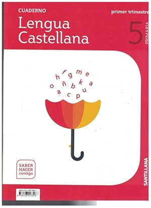 Image du vendeur pour Lengua Castellana. Cuaderno primer trimestre. 5 Primaria. mis en vente par La Librera, Iberoamerikan. Buchhandlung