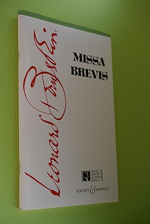 Missa Brevis. For A Cappella Mixed Chorus (or Octet of Solo Voices) and Countertenor Solo with In...