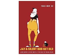 2011 American Show Poster, Jay & Silent Bob Get Old at Belly Up Tavern